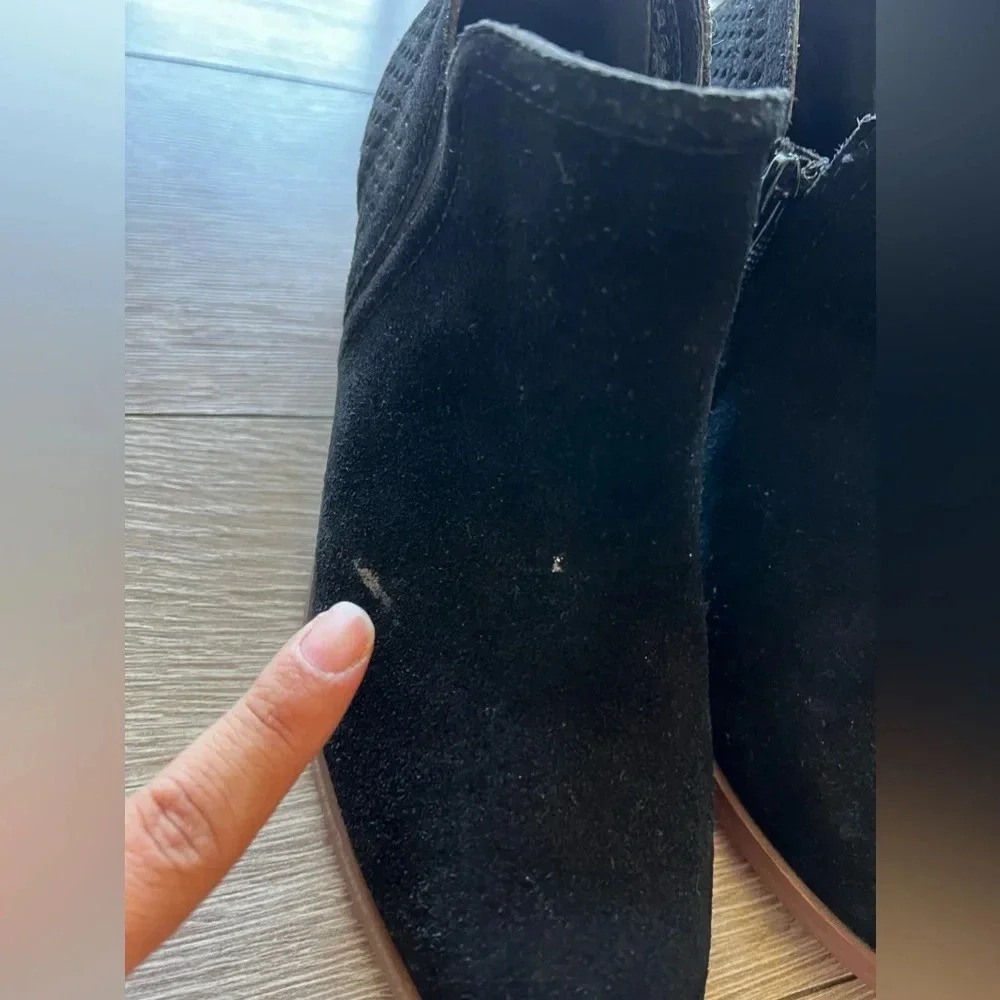 Steve Madden Ankle Booties Black - Women's Size 7.5 - Picture 3 of 9